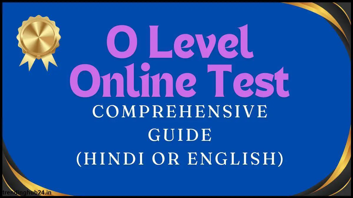 o level online test What are O level online test.jpg